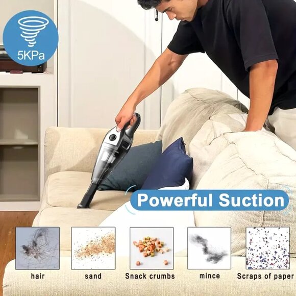 Portable Cordless Handheld Bag-Free Vacuum Cleaner - Picture 6 of 9